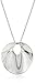 Sterling Silver Twist Medallion Pendant Necklace