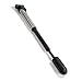 VeloChampion Airblast Racing Inflatable Rubber Toy Racing Compact Double Shot Bike Mini Pump Black/Silver