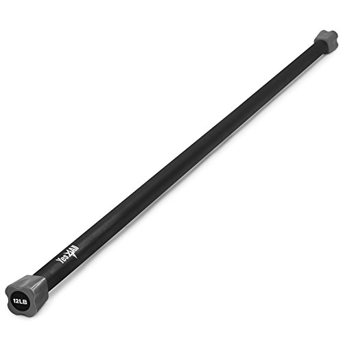 Yes4All Total Body Weighted Workout Bar, Body Bar For Exercise, Therapy