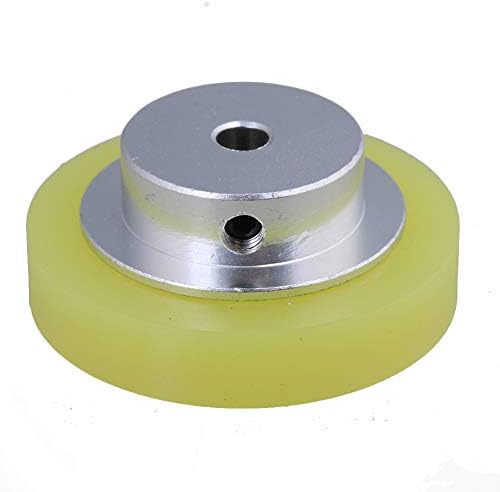 CNBTR 50x6mm Aluminum Silicone Industrial Encoder Wheel Meter Measuring ...