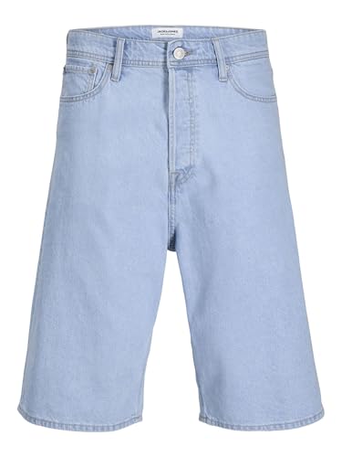 Pantaloncini da Uomo in Jeans Extra Baggy Fit, Blue Denim 1, M