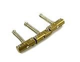 WD Music COMPENSATED TELE BRIDGE SADDLE SET (BRASS)