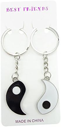 Yin Yang Best Friend Keychain Set