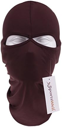 SportsWell Ultra Thin CS Outdoor Balaclava Lycra Face Mask Cycling Hood Hat
