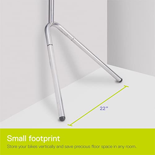 Delta Cycle Two Bike Gravity Pole Stand Garage, 2 Bike Storage Rack, No