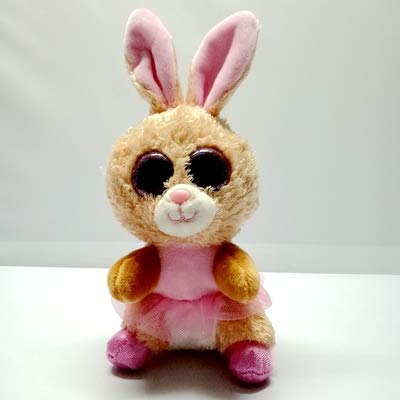 WATOP Stuffed Animals - ty Beanie | ty Beanie boos Easter Rabbit Bunny Bloom Bubby Lollipop Twinkle Toes Cute Plush Stuffed Animal Big Eyes Kids Toys for Children-G