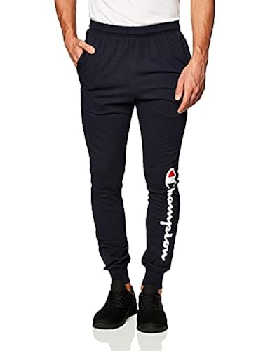 Champion mens Powerblend Fleece Jogger, Left Leg Champion