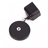 NUOLUX Retractable Chalk Holder for Pool Billiard Snooker (Black)