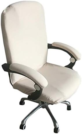 Ablerfly Office Chair Cover Spandex Stretch Swivel Computer Office Desk Chair Covers Stretch Rotating Pure Color Chair Cover Chair Slipcover Protector