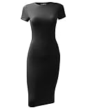 ALL FOR YOU Women's Slim Fit Sandwich Dress Made in USA