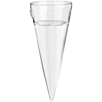 Amazon Com Vt Bighome Circular Cone Glass Wall Hanging Vase