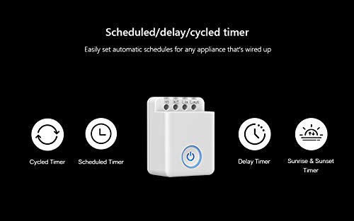 Broadlink BestCon MCB1 Smart Wi Fi Switch Home DIY a travs de la aplicacin iPhone Android compatible con Alexa 4 Pack