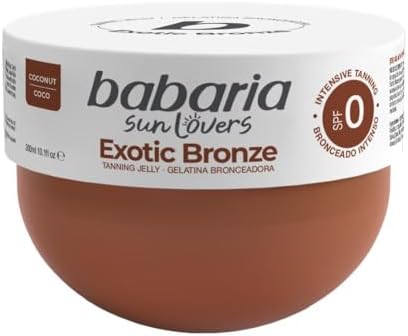 - Gelatina Abbronzante Cocco Bronzo Intenso | Acceleratore Abbronzatura | Idratazione | Resistente all'Acqua | Vegana | 300 ml