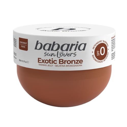 - Gelatina Abbronzante Cocco Bronzo Intenso | Acceleratore Abbronzatura | Idratazione | Resistente all'Acqua | Vegana | 300 ml