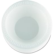 Dart 12BWWCR Concorde Foam Bowl, 10 12oz, White, 125 per Pack (Case of 8 Packs)