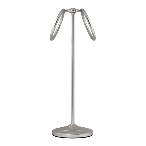 MODONA 17" Countertop Towel Ring for Hand Towels - Satin Nickel - 5 Year Warrantee - Thumbnail 2