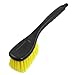 uxcell Yellow Car Wash Brush for Wheel Spoke Rim, Handle Brush Cleaner