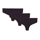 Women Sexy Seamless Thongs Pack of 3 Thong Underwear Thong Bikini Pantys