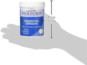 Patrick HOLFORD Essential Omegas/Omega-3 & 6 Supplement/for Heart Brain & Vision Support / 4 Nutrients/EPA 350mg, DHA 224mg - Image 5