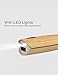 Power Bank.Anguo 3000/5000mAh Ultra Compact Power Bank Portable Charger Powerbank External Battery Charger for iPhone7 Plus 6s 6 Plus, iPad, Samsung Galaxy, Nexus, HTC and More (A03-Wood Grain)