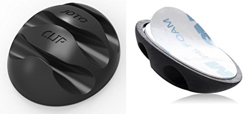 image for JOTO Cable Clips Cord Management Organizer, Wall Desk Desktop Cable Wi