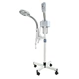 Super Deal Spa Beauty Multi-function Aroma Therapy Hot Facial Ozone Steamer w/ PRO 2 in 1 Desktop LED Magnifying Floor Lamp Ionic Vapor - Aromatherapy -Diffuser Salon (#1)