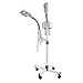 Super Deal PRO 2 in 1 Multi-function Aroma Therapy Hot Facial Ozone Steamer w/ Desktop LED Magnifying Floor Lamp, Metal Stand Base Adjustable Height, Salon Spa Face Treatment Home Skin Care Equipment