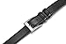 Marino’s Men Genuine Leather Dress Belt with Single Prong Buckle - Black - 48
