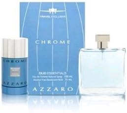 CHROME by Azzaro 2 pc SET 3.4 oz Men's EDT, Deo Stick