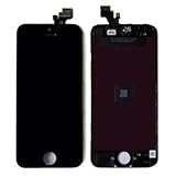 LCD Touch Screen Digitizer Frame Assembly Full Set LCD Touch Screen Replacement for iPhone 5 - Black