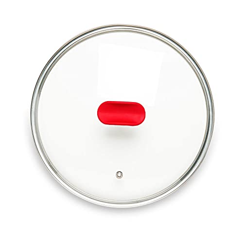 Tampa de Vidro Ichef Polishop - Shark Series - 24Cm - Vermelha | Vermelho