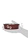 Loving Pets Bella Dog Bowls- Stainless Steel Dog & Cat Bowls - Spill Proof Dog Food Bowl, Cat Bowl, Puppy Essentials & Pet Supplies Great for Home & Travel (Medium 20-25 lbs, Merlot)