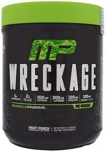 Wreckage Pre-Workout, Fruit Punch, 12.61 oz (357.5 g)