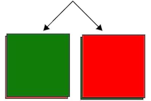 Data Control Inc Flip Over Double-Sided Magnetic Symbols (Square) 2" x 2" Medium Green/Red, 25 Magnets