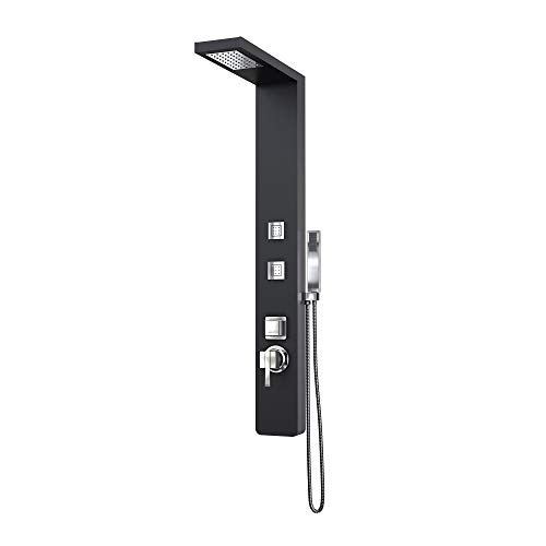 DreamLine SHCM-3059 Shower Column, 5 7/8 x 55.25, Finish: Satin Black