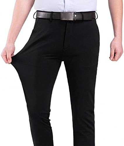 Trousers Pants 50% Hot Men Fashion Solid Color Stretchy Dress Pants Formal Business Wedding Trousers 36 Black price in UAE | Amazon UAE | kanbkam Trousers Pants 50% Hot Men Fashion Solid Color Stretchy Dress Pants Formal Business Wedding Trousers 36 Black price in UAE | Amazon UAE | kanbkam