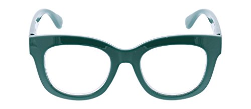 Peepers Women's Center Stage - Emerald 2523300 Round Reading Glasses, Emerald, 3