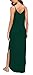 Kyerivs Women's Summer Dress Casual Loose Beach Cover Up Long Plain Print Cami Maxi Dresses with Pocket Dark Green M (10-12)