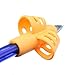 BrightAutism 3 Pack Training Pencil Holder - Posture Correction Tool - Writing Aid Grip - Ergonomic Silicone Finger Grip -Training pencil grip for Handwriting - Specialized for children with Autism, A