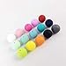 100pc 12mm Silicone Beads Loose Teething Chew Accessories Teething Teether Toy DIY Supplies