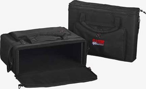 Gator Cases Portable 2U Rack Bag with 14" Rackable Depth; (GRB-2U)