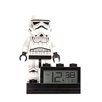 ClicTime Lego Star Wars Stormtrooper Alarm Clock, 6 inches, Stormtropper
