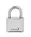 Kingsley Locks 22L Combination Padlock, Die-Cast (Chrome)