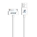 iXCC 10ft Long Apple MFi Certified 30 pin to USB Sync and Charge Cable for iPhone 4/4s, iPad 2/3, iPod 1-6 Gen - White