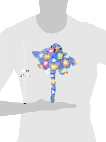 Zanies Sea Charmer Dog Toys, Blue Stingray, 11"