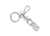 Michael Kors Key Charms Jewel Key Fob - Silver