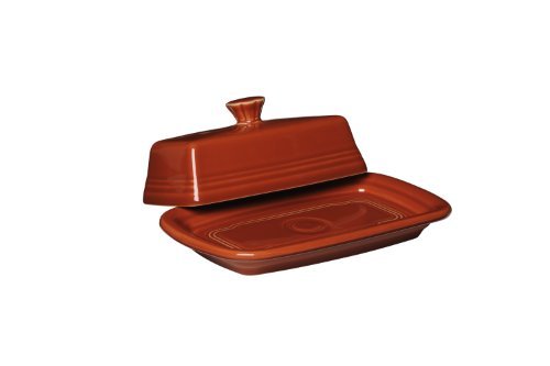 Fiesta Covered Butter Dish, X-Large, Paprika