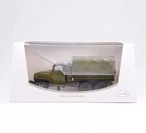 XHH Panzermodell Militärpanzermodell, Maßstab 1:43 CCKW-352 Militärlastwagen US-Legierungsmodell, Spielzeug und… – Bild 8