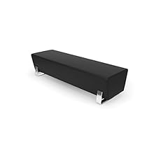 OFM 4003C-MDN Axis Series Triple Bench with Chrome Frame , 17.5