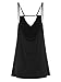 Romwe Women's Casual Tops Backless Sexy Short T Shirt Tank Top Black S